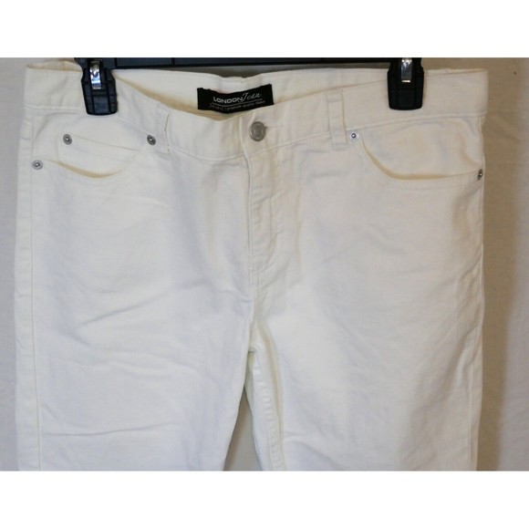 Victoria Secret London Jean Stretch Premium Quality Denim Capris Size 8 - Picture 3 of 8